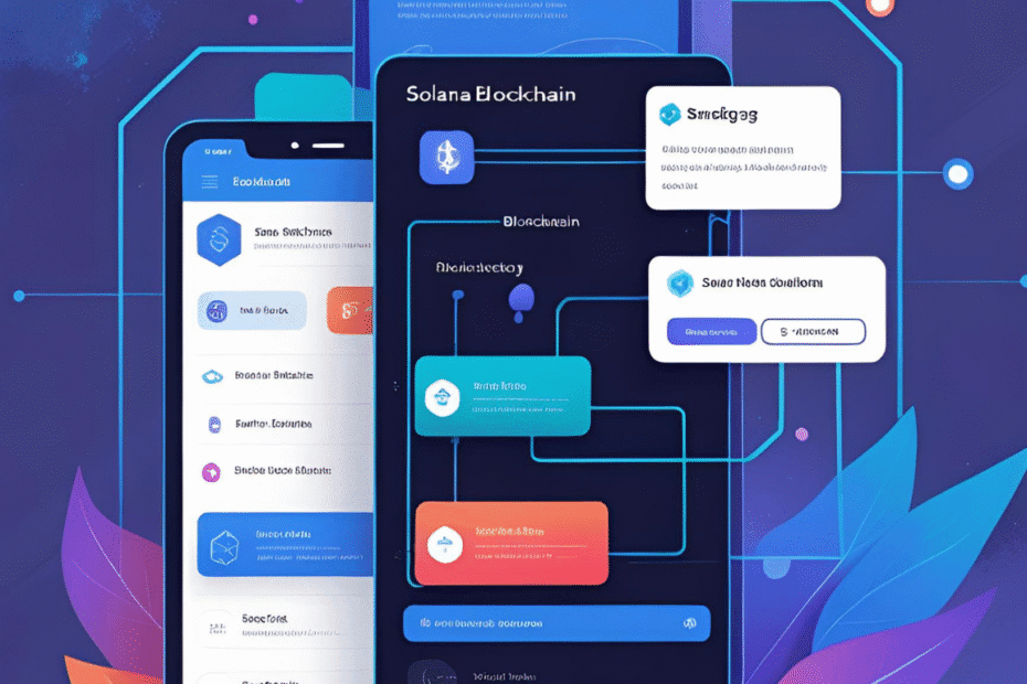 Solana Blockchain illustration