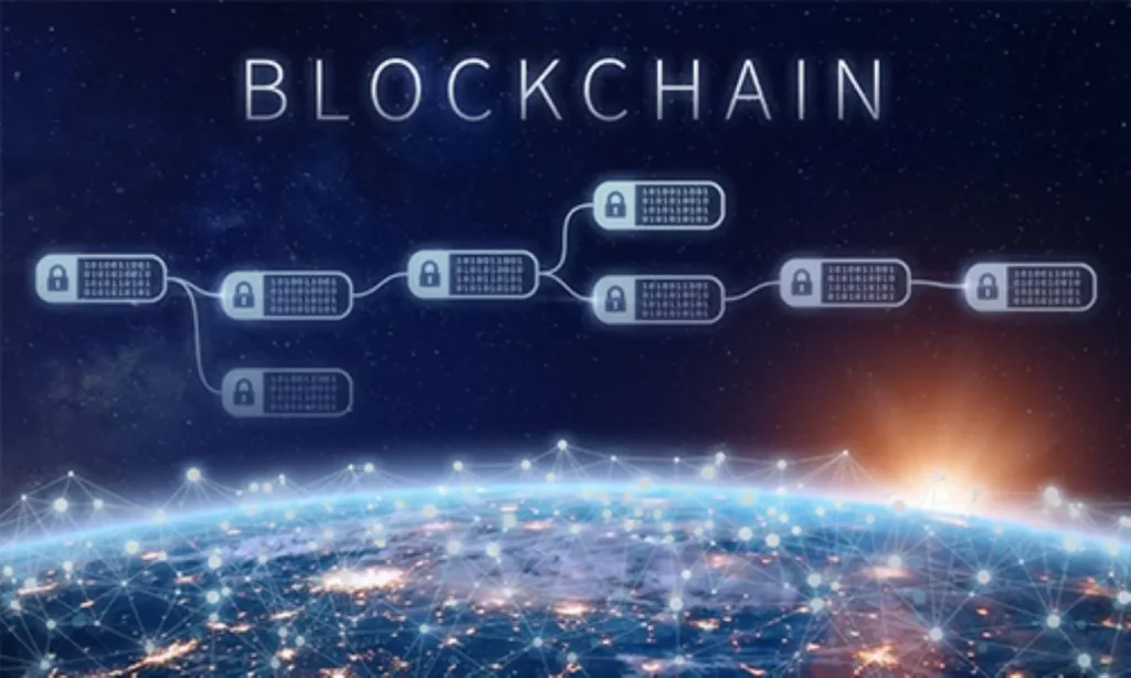 Blockchain illustration
