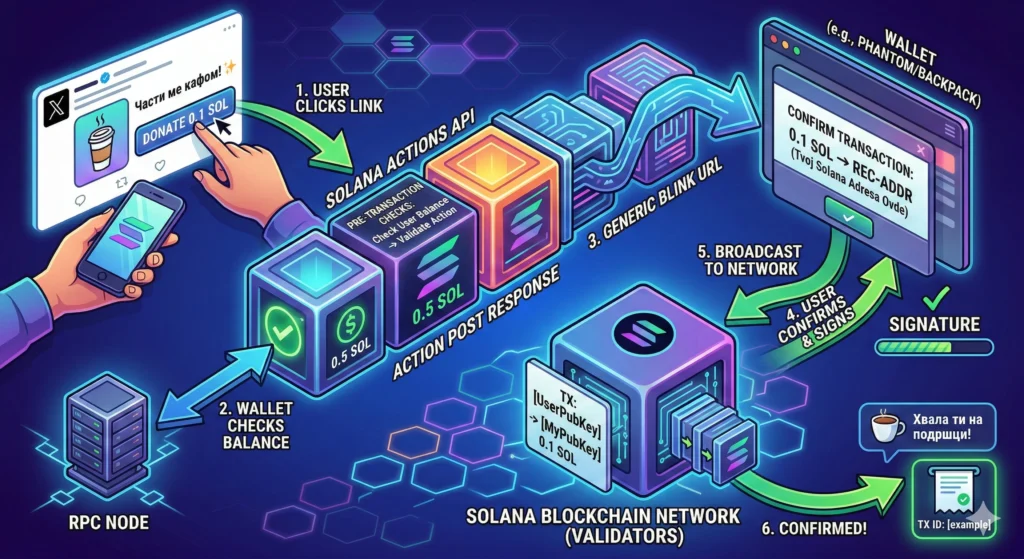 Solana Blinks illustration